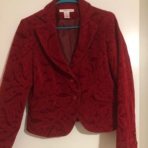 Perfect Nine West Trendy Detailed Red Blazer.